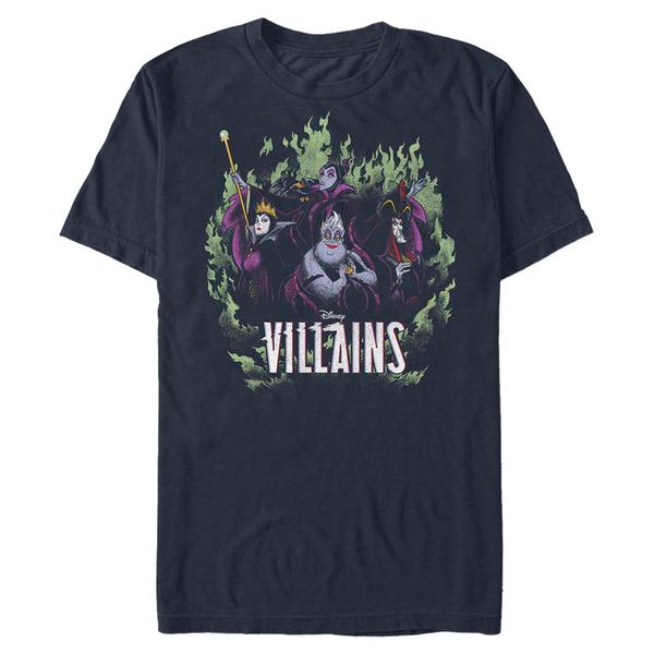 Aperçu: Disney - Les Méchants Disney - Skupina Children of Mayhem - Homme T-shirt - Bleu marine - Devant