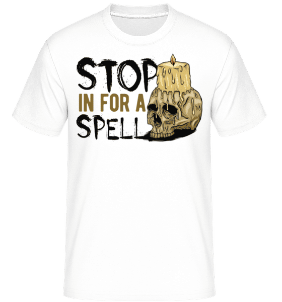 Preview: Stop In For A Spell -  Shirtinator Men's T-Shirt - White - Front