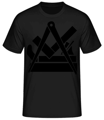 DIY Icon 1 - Männer Basic T-Shirt - Schwarz - Vorne