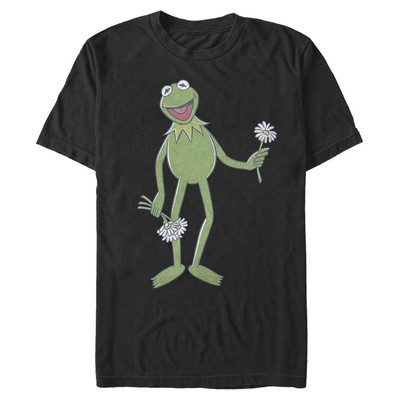 Disney Classics - Muppet Show - Kermit Big - Homme T-shirt - Noir - Devant