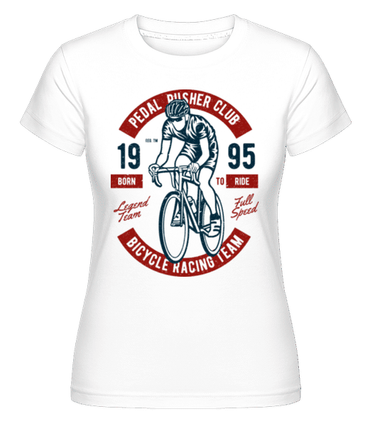 Bicycle Racing Team -  T-shirt Shirtinator femme - Blanc - Devant