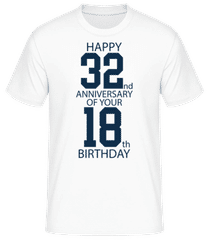 50. Birthay · Camiseta para hombre B&C