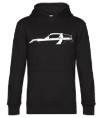 'Smart Roadster Coupe' Silhouette - Pánská standardní mikina s kapucí - Černá - Napřed