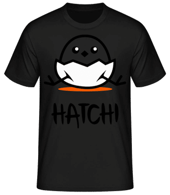 Hatchi - Broken Egg - Camiseta básica para hombre - Negro - delante