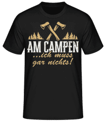 Am Campen · Männer Basic T-Shirt