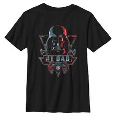 Star Wars - Darth Vader Dad Ranking Score - Día del Padre - Niños Camiseta