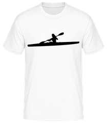 Kayak Shape Black Page · Camiseta básica para hombre