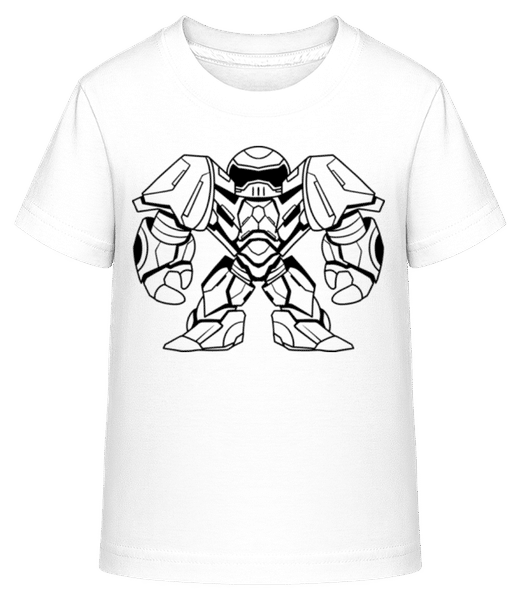 Silhouette D'enfant Méca - T-shirt shirtinator Enfant - Blanc - Devant