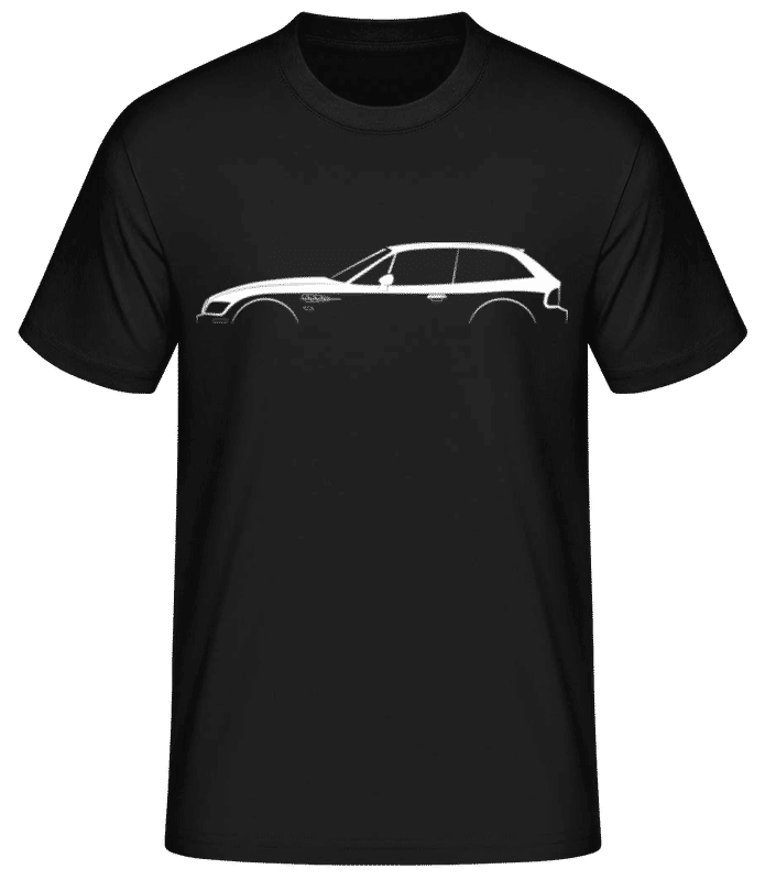 Preview: 'BMW Z3 M Coupe' Silhouette - Men's Basic T-Shirt - Black - Front