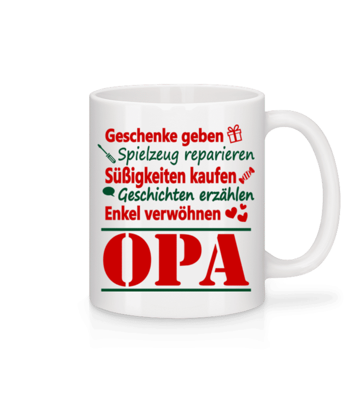 Vorschau: Der Perfekte Opa - Tasse - Weiß - Vorne
