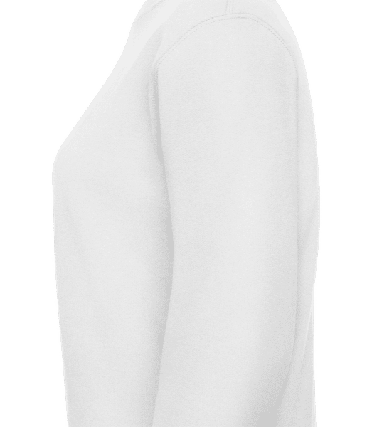 Aperçu: Sweat-shirt standard pour femme - Blanc - Gauche