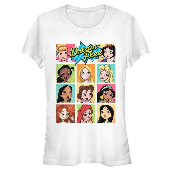 Disney - Princesses Disney - Photo de groupe Dream Free Comic Portraits - Femme T-shirt
