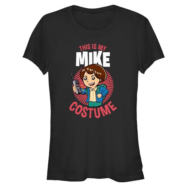 Aperçu: Netflix - Stranger Things - Mike Costume - Halloween - Femme T-shirt - Noir - Devant