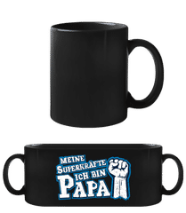 Meine Superkräfte Ich Bin Papa · Schwarze Tasse
