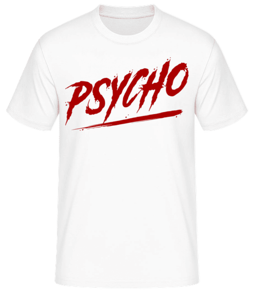 Aperçu: Psycho - T-shirt standard Homme - Blanc - Devant