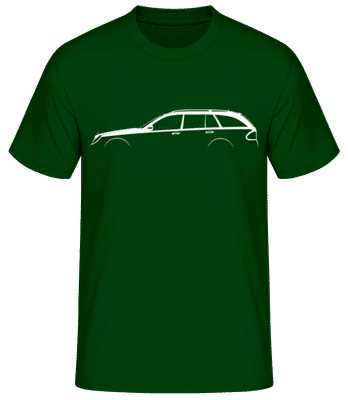 'Mercedes-Benz EQC N293' Silhouette - Men's Basic T-Shirt - Bottle green - Front