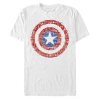 Marvel - Avengers - Captain America Super Soldier - Männer T-Shirt - Weiß - Vorne