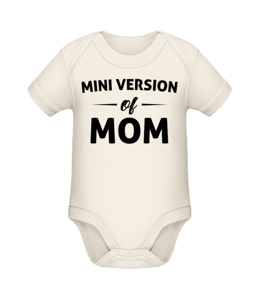 Aperçu: Mini Version Of Mom - Body manches courtes bio - Crème - Devant