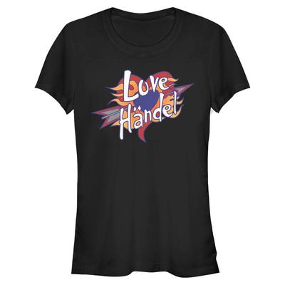 Disney Classics - Phineas and Ferb - Logo Love Handle - Women's T-Shirt - Black - Front