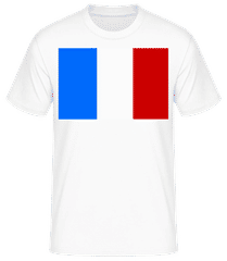 France Flag · T-shirt homme B&C