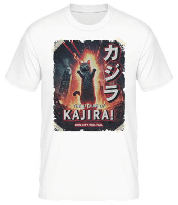 Catzilla The Return Of Kajira - Men's Basic T-Shirt - White - Front