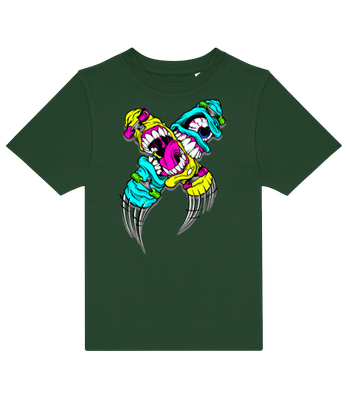 Skateboards With Eyes - Kids B&C T-Shirt - Bottle green - Front