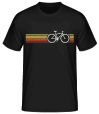 Vélo rétro - T-shirt standard Homme - Noir - Devant