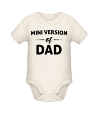 Mini Version Of Dad - Bio body pro děti - Krémová - Napřed