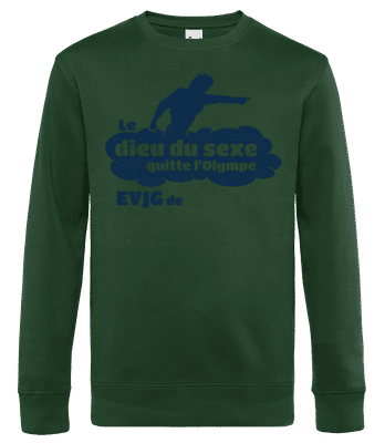 Dieu Du Sexe - Sweat-shirt standard pour homme - Vert bouteille - Devant