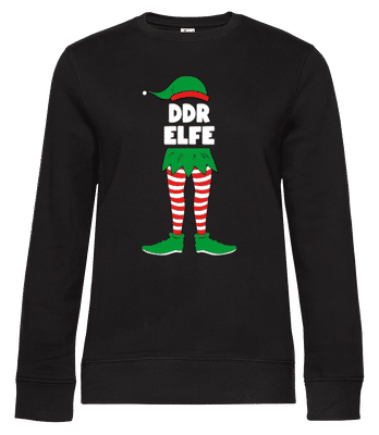 DDR Elfe - Frauen Standard Pullover - Schwarz - Vorne