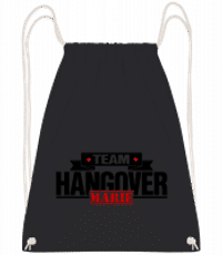 Team Hangover Marié - Sac à dos Drawstring - Noir - Devant
