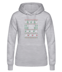 Tante Elfe - Sweat à capuche Femme - Gris chiné - Devant