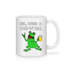 Sex Drugs & Frog'n'Roll - Taza - Blanco - delante