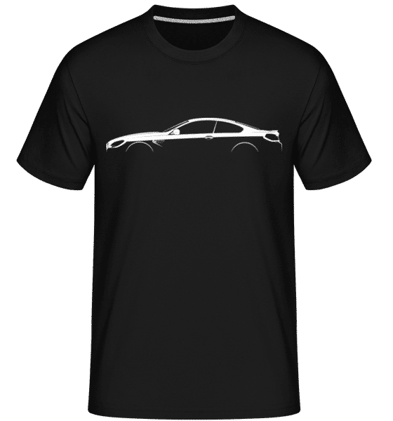 Preview: 'BMW M6 F13' Silhouette -  Shirtinator Men's T-Shirt - Black - Front