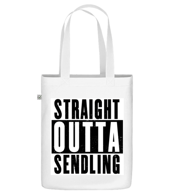 Vorschau: Straight Outta Sendling - Bio Tasche - Weiß - Vorne