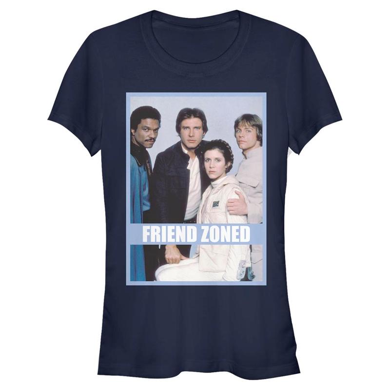 Preview: Star Wars - Skupina Friend Zone - Women's T-Shirt - Navy - Front