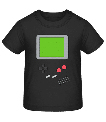 Déguisement Gameboy - T-shirt Bio Bébé - Noir - Devant