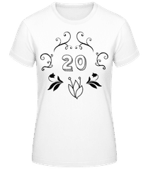 Fleurs pour le 20e anniversaire · T-shirt standard Femme