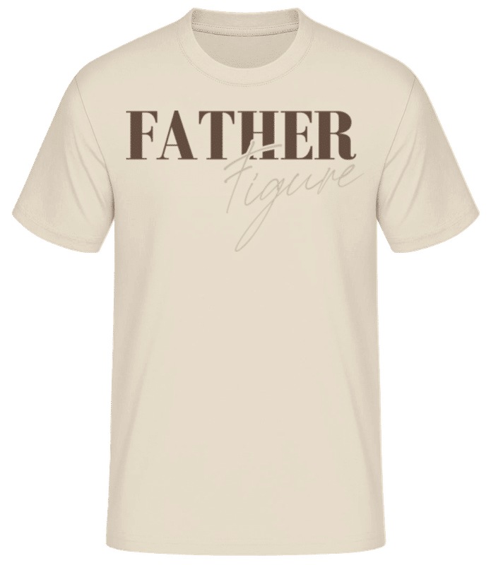 Vorschau: Father Figure - Männer T-Shirt B&C - Creme - Vorne