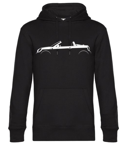 Preview: 'Mini Cooper S Roadster R59' Silhouette - Men’s Standard Hoodie - Black - Front