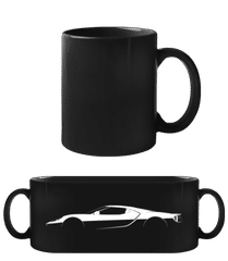 'Ford GT (2017)' Silhouette · Schwarze Tasse