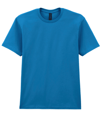T-shirt homme Gildan - Bleu saphir - Devant