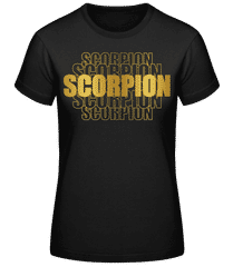 Écriture Doré Astrologique Scorpion · T-shirt standard Femme