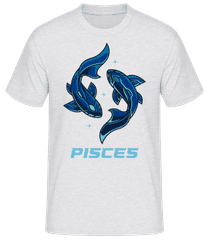 Mecha Robotic Zodiac Sign Pisces · Men's Basic T-Shirt