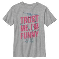 Pixar - Monster - Tylor Trust Me - Kinder T-Shirt - Grau meliert - Vorne
