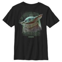 Star Wars - The Mandalorian - Grogu MandoMon Epi7 Reach Out - Niños Camiseta - Negro - delante