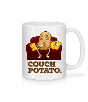 Couch Potato - Mug en céramique blanc - Blanc - Devant