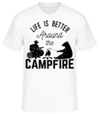 Around The Campfire - T-shirt standard Homme - Blanc - Devant