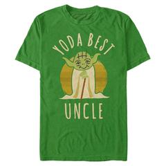 Star Wars - Yoda Best Uncle Says - Familia - Hombres Camiseta