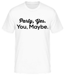 Party áno, možno · Pánske basic tričko